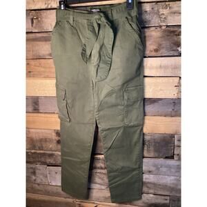 Cara Vera Stretch Cargo Relaxed Women’s Large Green
